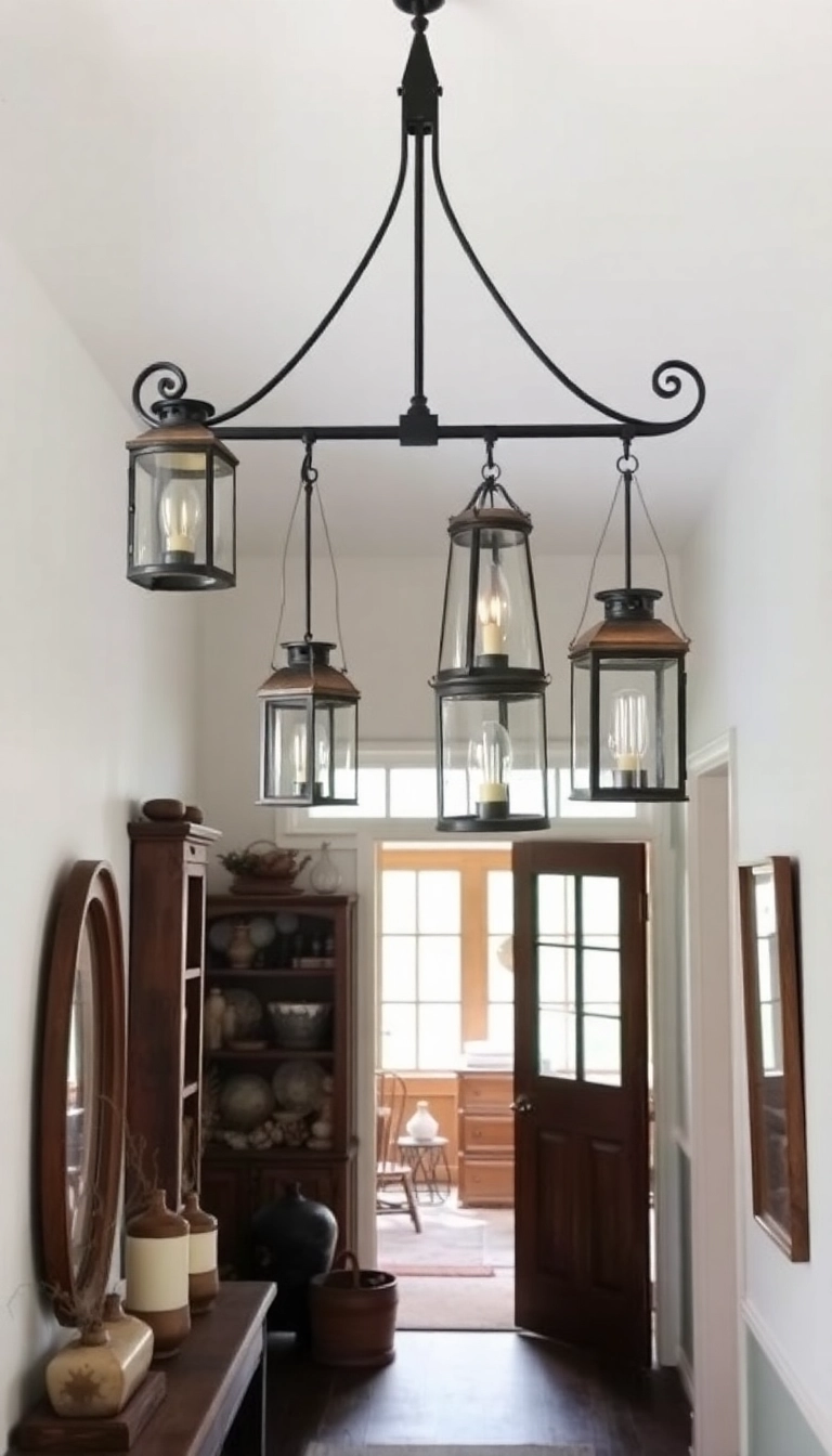 10 Chic Entryway Lighting Ideas to Elevate Your Home's First Impression - 7. Vintage Lanterns