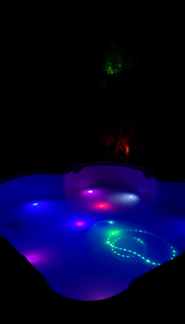 11 Backyard Lighting Tricks for Hot Tub Privacy That Create Instant Ambiance! - 2. Soft LED Strip Lighting