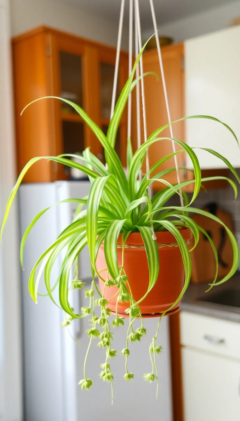 12 Amazing Low-Light Indoor Plants That Will Thrive in Your Darkest Rooms (You Won't Believe #5!) - 6. Spider Plant (Chlorophytum comosum)