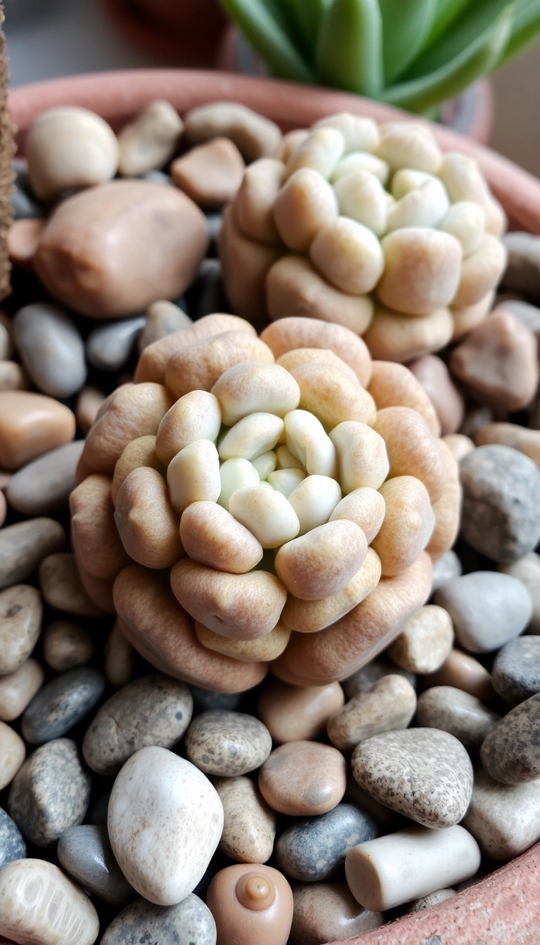 12 Low-Maintenance Succulents That'll Transform Your Home (Even If You Have a Black Thumb!) - 12. Lithops (Living Stones)