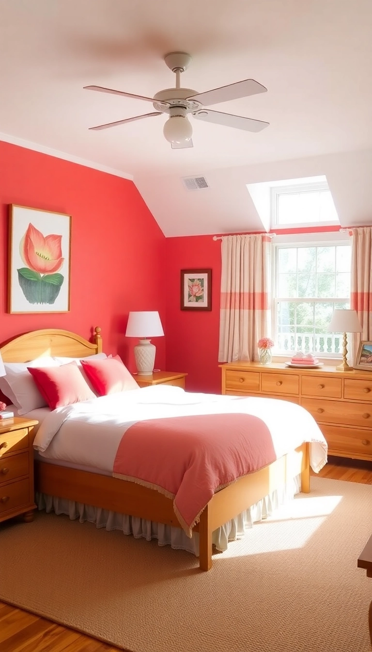 13 Peaceful Bedroom Colors That Will Make You Want to Hibernate Year-Round! - 13. Pale Coral