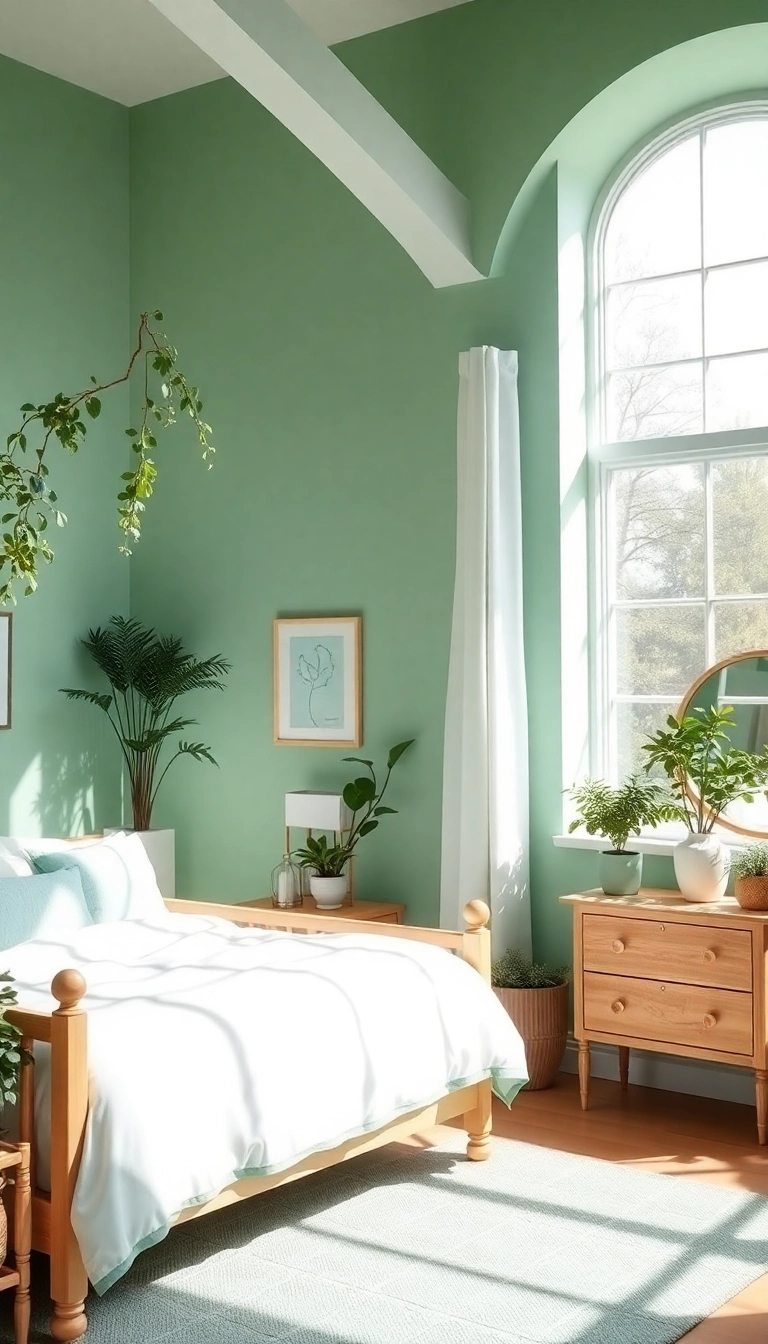 13 Peaceful Bedroom Colors That Will Make You Want to Hibernate Year-Round! - 7. Mint Green