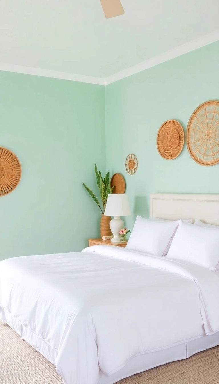 13 Peaceful Bedroom Colors That Will Make You Want to Hibernate Year-Round! - 9. Seafoam Green