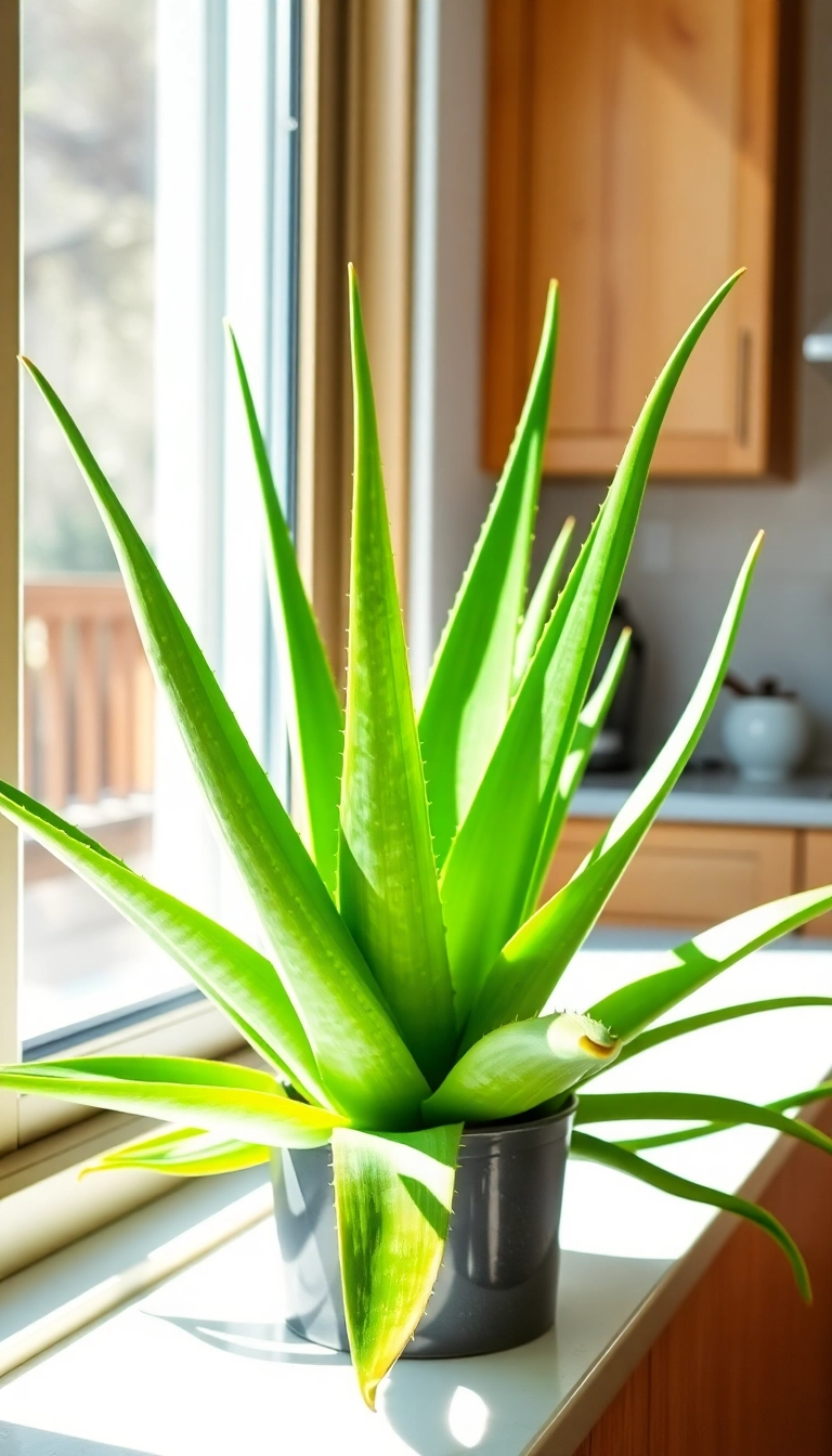 15 Air-Purifying Plants That Will Transform Your Home into a Breath of Fresh Air! - 12. Aloe Vera (Aloe barbadensis miller)