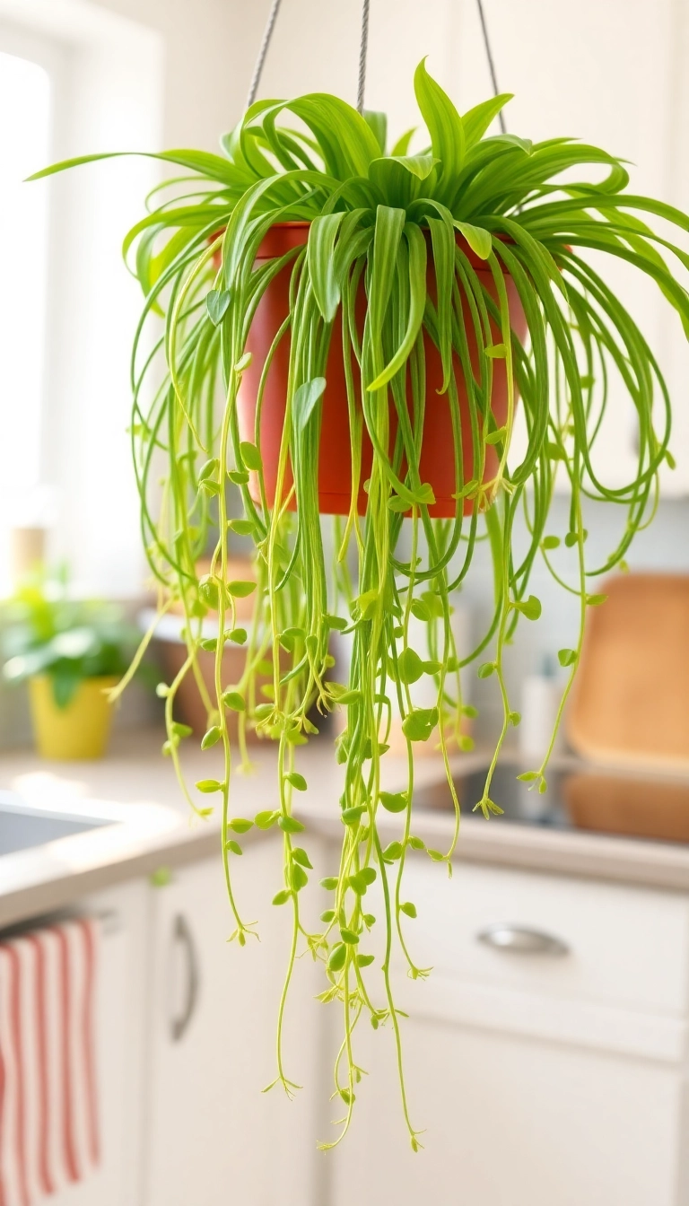 15 Air-Purifying Plants That Will Transform Your Home into a Breath of Fresh Air! - 2. Spider Plant (Chlorophytum comosum)