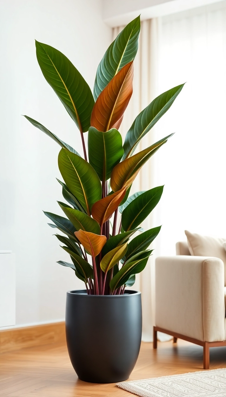 15 Air-Purifying Plants That Will Transform Your Home into a Breath of Fresh Air! - 6. Rubber Plant (Ficus elastica)