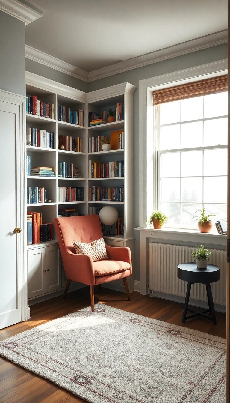 15 Functional Home Offices with Natural Light That Boost Your Productivity (Check Out #8!) - 2. Cozy Corner Retreat