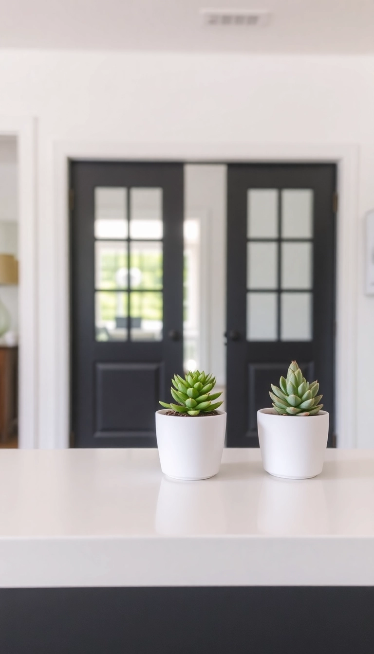 15 Minimalist Entryway Decor Ideas That Will Make You Say 'Why Didn't I Think of That?!' - 12. Minimalist Plants