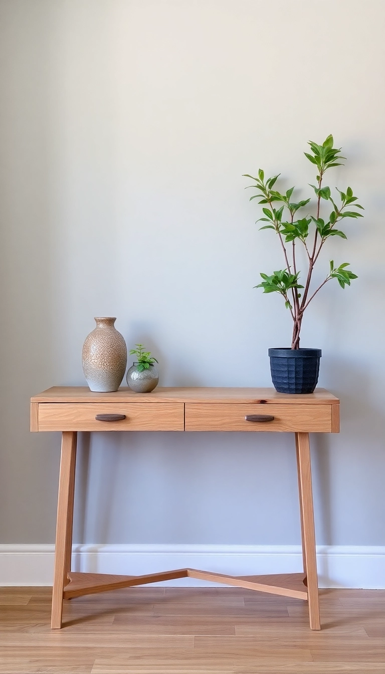 15 Minimalist Entryway Decor Ideas That Will Make You Say 'Why Didn't I Think of That?!' - 6. Natural Elements