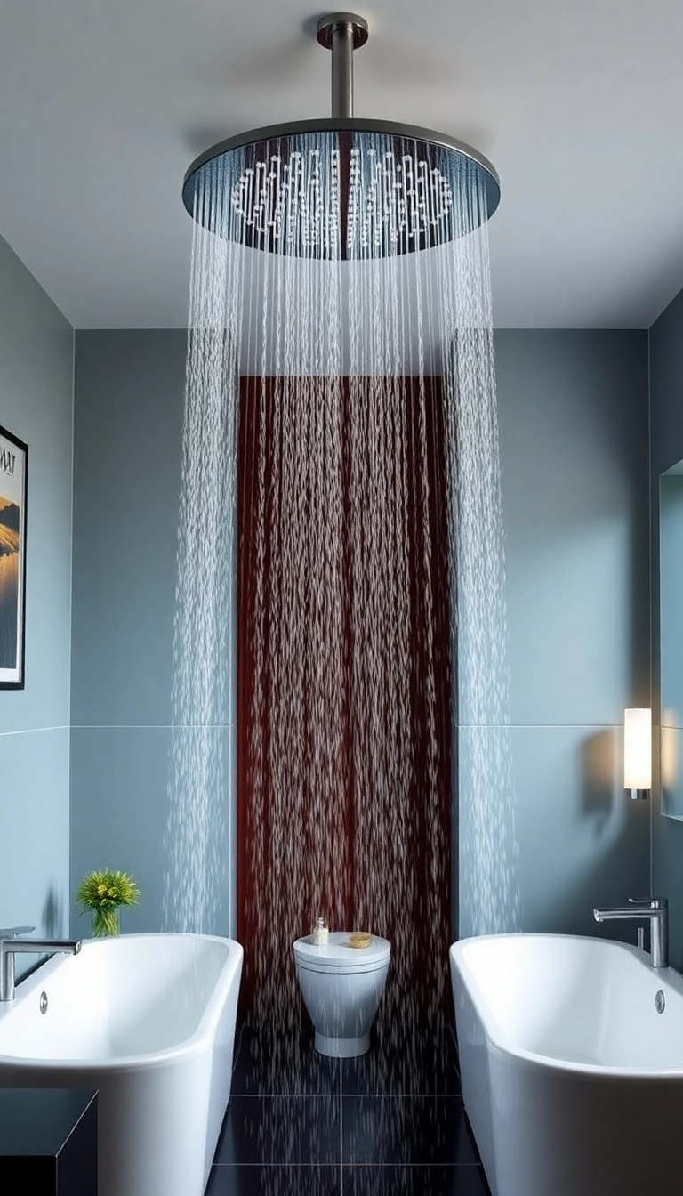 15 Rainfall Showerhead Ideas That Will Transform Your Bathroom into a Luxurious Spa! - 11. Artistic Designs