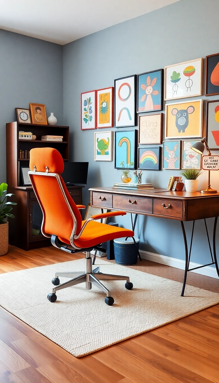 16 Stylish Ergonomic Chairs You Need for Your Home Office (You Won't Believe #12!) - 4. The Retro Revival