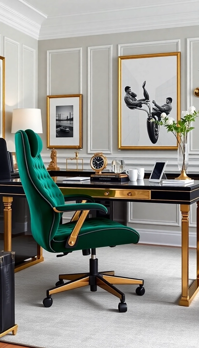 16 Stylish Ergonomic Chairs You Need for Your Home Office (You Won't Believe #12!) - 5. The Chic Velvet Option