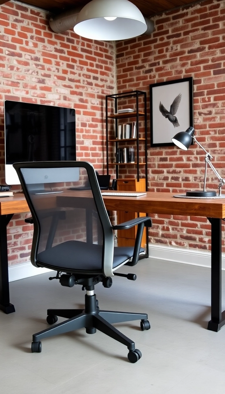 16 Stylish Ergonomic Chairs You Need for Your Home Office (You Won't Believe #12!) - 7. The Industrial Chic Chair