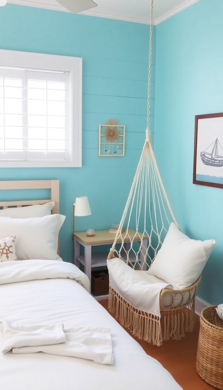 17 Boho Bedroom Colors That Bring Vibrancy and Relaxation to Your Personal Oasis! - 2. Ocean Blue