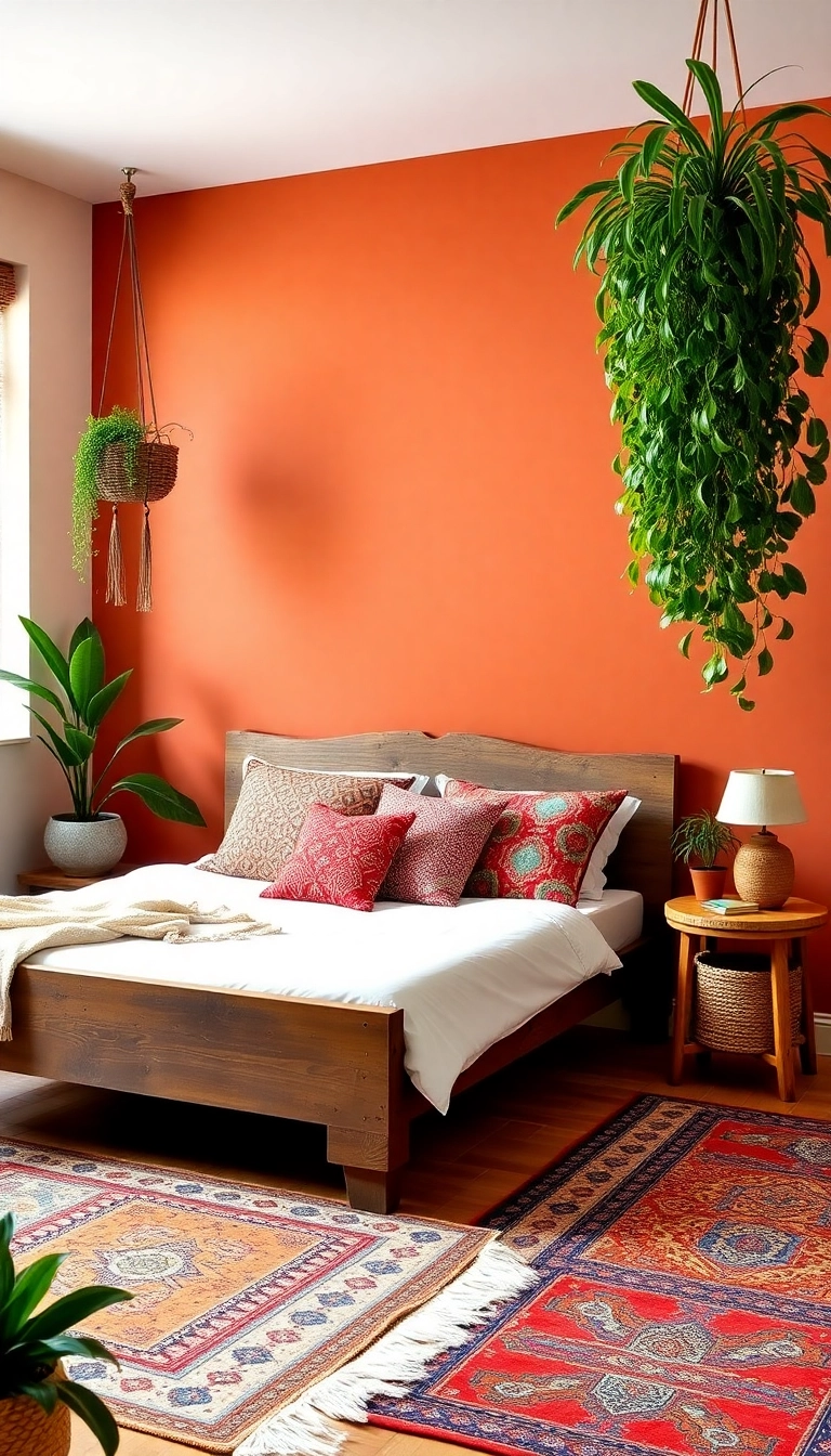 17 Boho Bedroom Colors That Bring Vibrancy and Relaxation to Your Personal Oasis! - 3. Terracotta