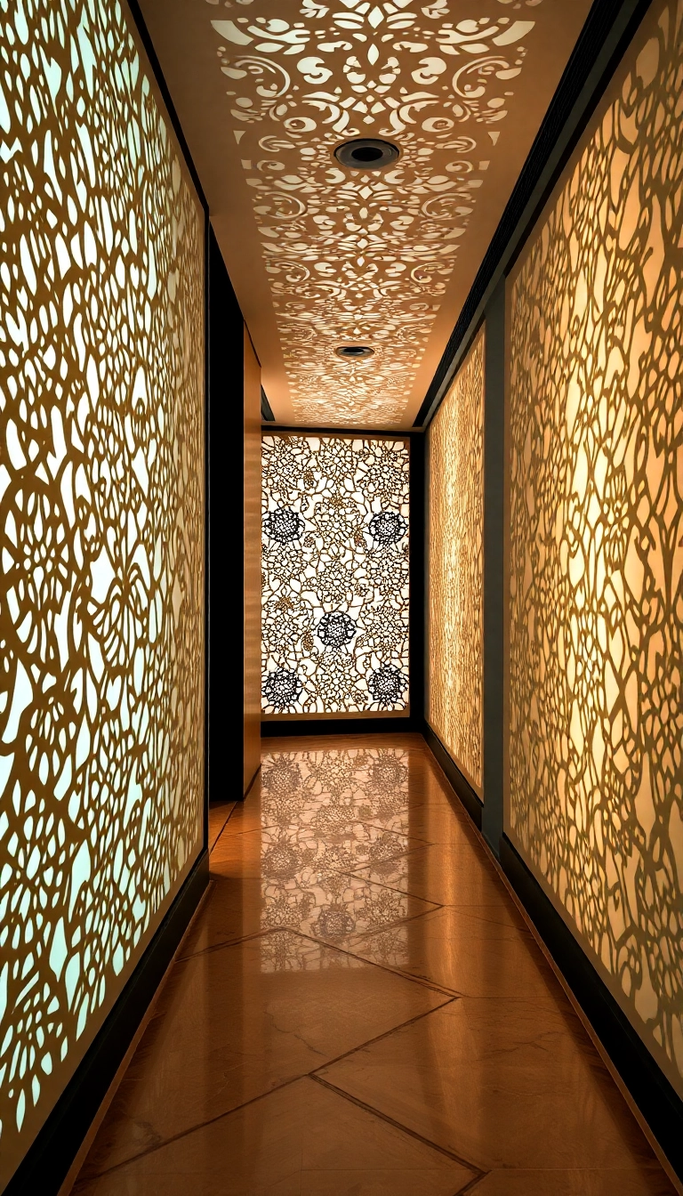 17 Textured Wall Panel Ideas That Will Transform Any Room (You Have to See #4!) - 12. Intricate Laser-Cut Panels