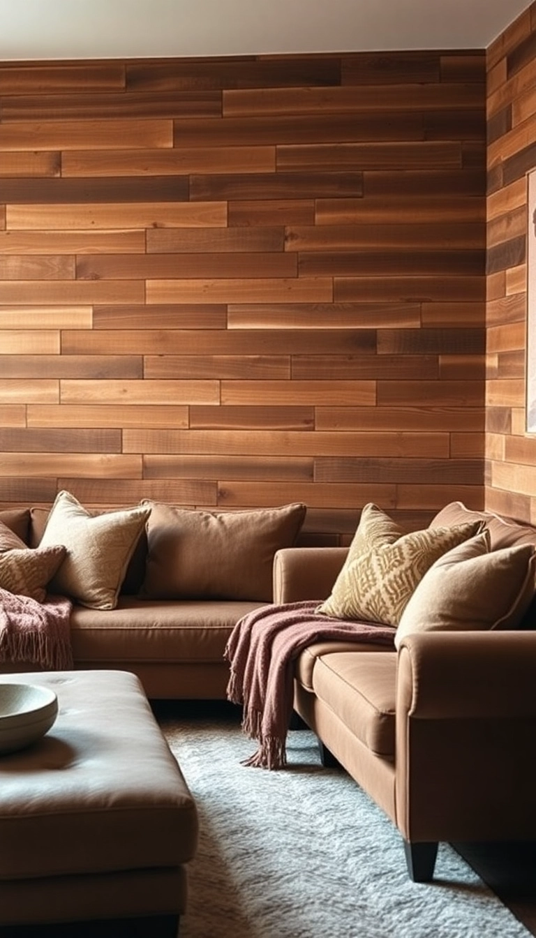 17 Textured Wall Panel Ideas That Will Transform Any Room (You Have to See #4!) - 2. Rustic Wood Panels