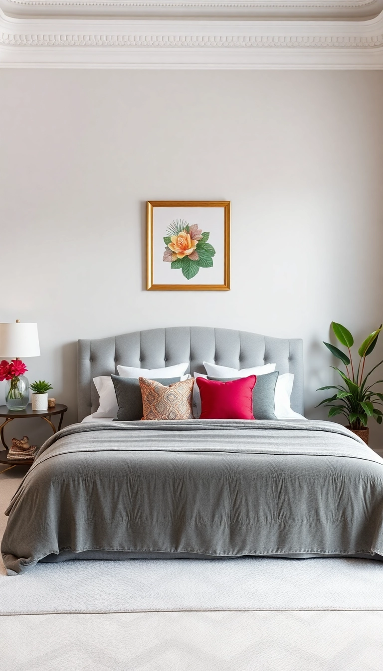 18 Best Colors for Bedrooms That Will Make You Feel Right at Home! - 15. Light Gray: Subtle Elegance