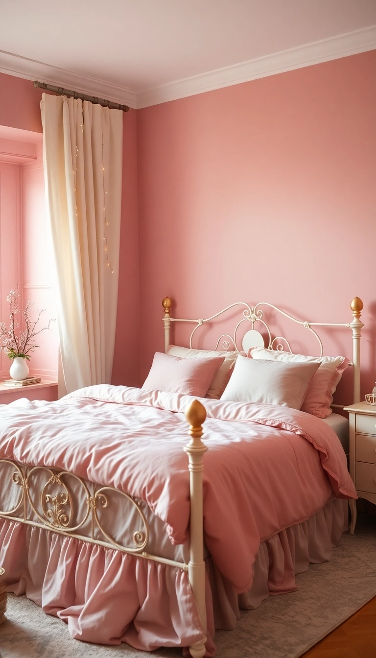 18 Best Colors for Bedrooms That Will Make You Feel Right at Home! - 5. Dusty Rose: Soft Romance