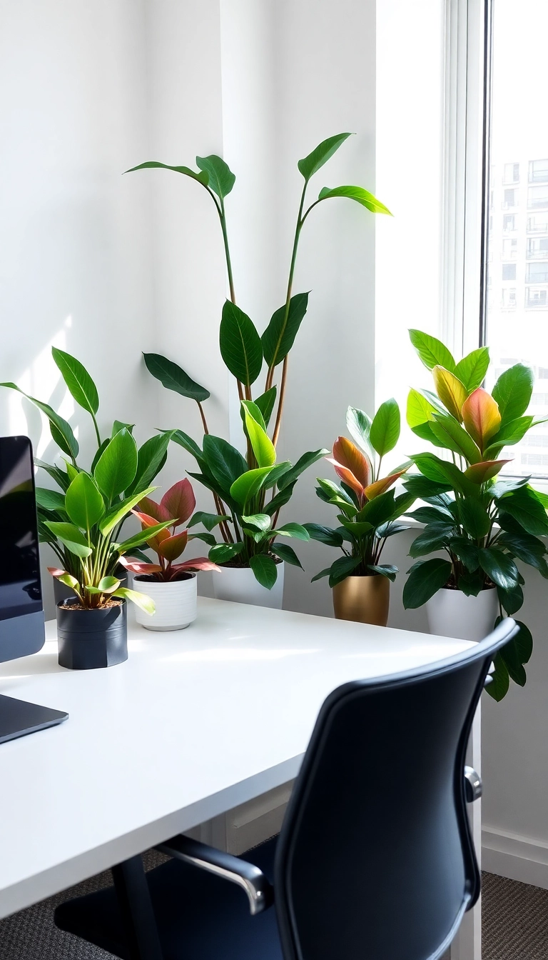 18 Best Indoor Plants for a Stylish Home Office (You’ll Fall in Love with #10!) - 13. Aglonema (Chinese Evergreen)