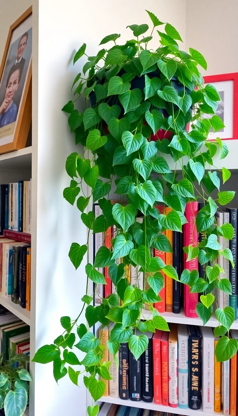 18 Best Indoor Plants for a Stylish Home Office (You’ll Fall in Love with #10!) - 2. Pothos (Epipremnum aureum)