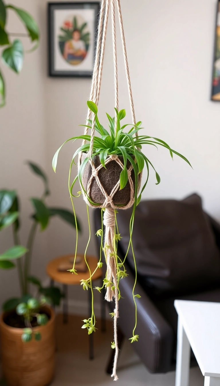 18 Best Indoor Plants for a Stylish Home Office (You’ll Fall in Love with #10!) - 5. Spider Plant (Chlorophytum comosum)