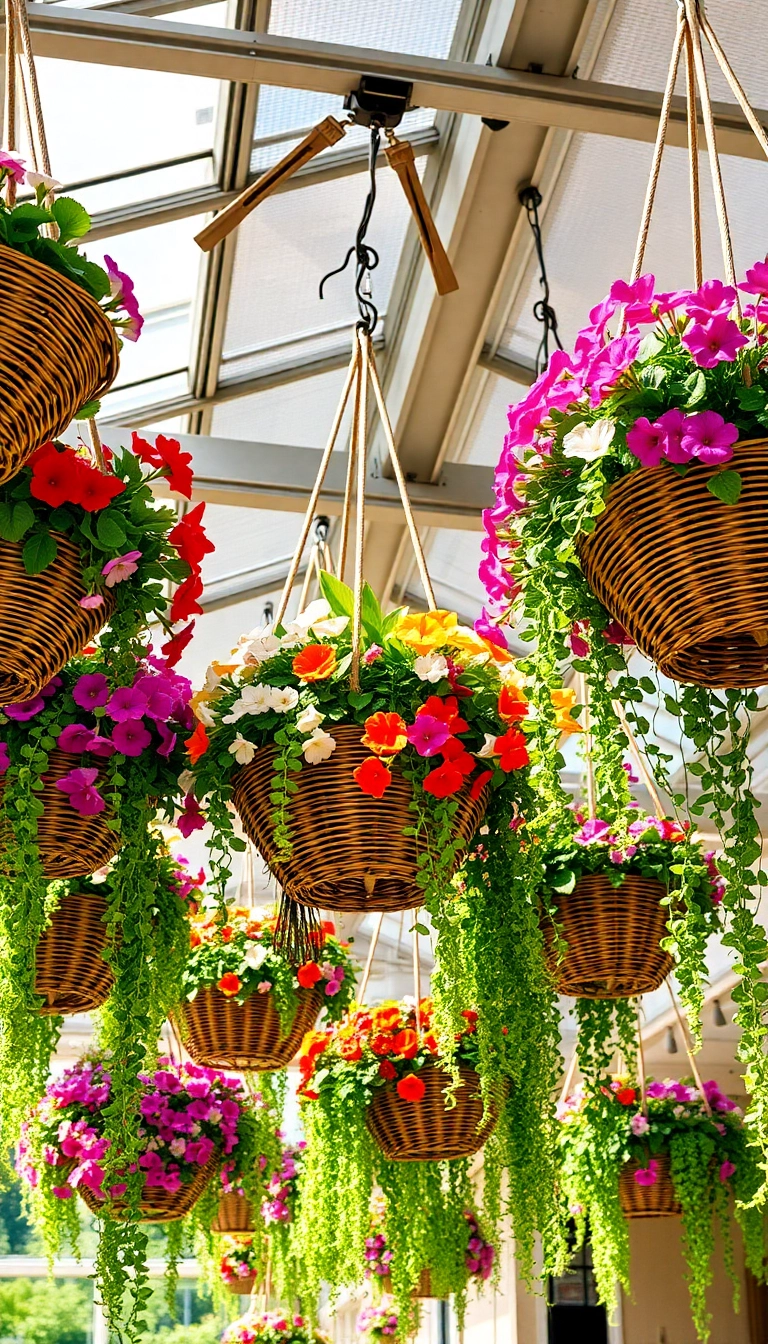 18 Stunning Hanging Indoor Plant Displays That Will Elevate Your Space (Don’t Miss #10!) - 15. Artistic Hanging Baskets