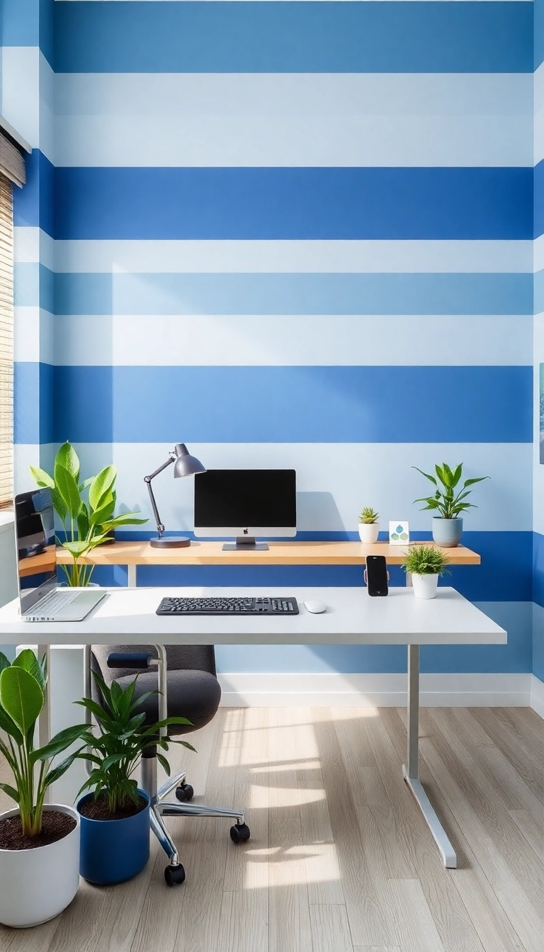 19 Creative Paint Techniques for Your Walls (You’ll Be Inspired by #8!) - 11. Gradient Stripes