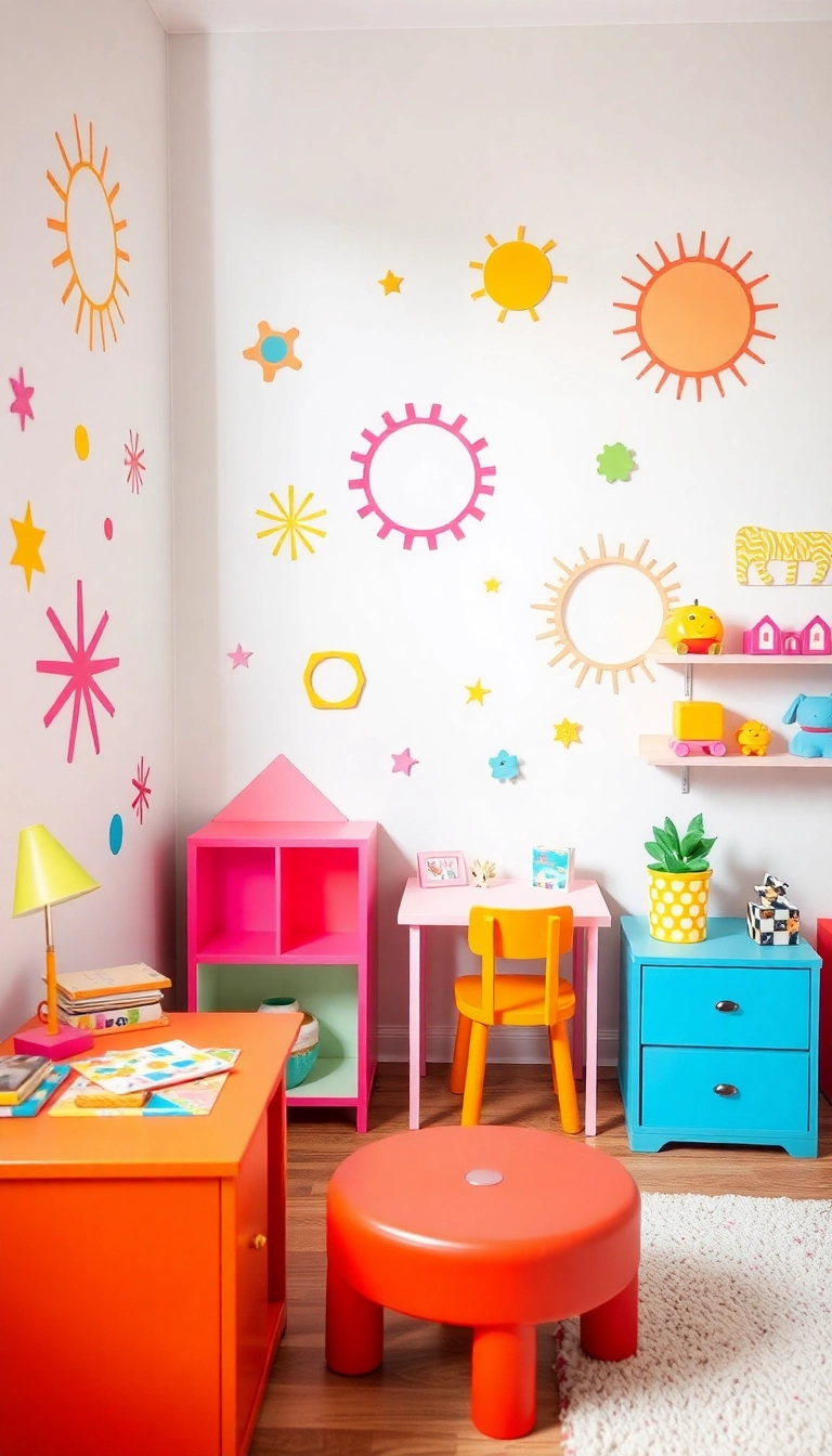 19 Creative Paint Techniques for Your Walls (You’ll Be Inspired by #8!) - 17. Washi Tape Designs