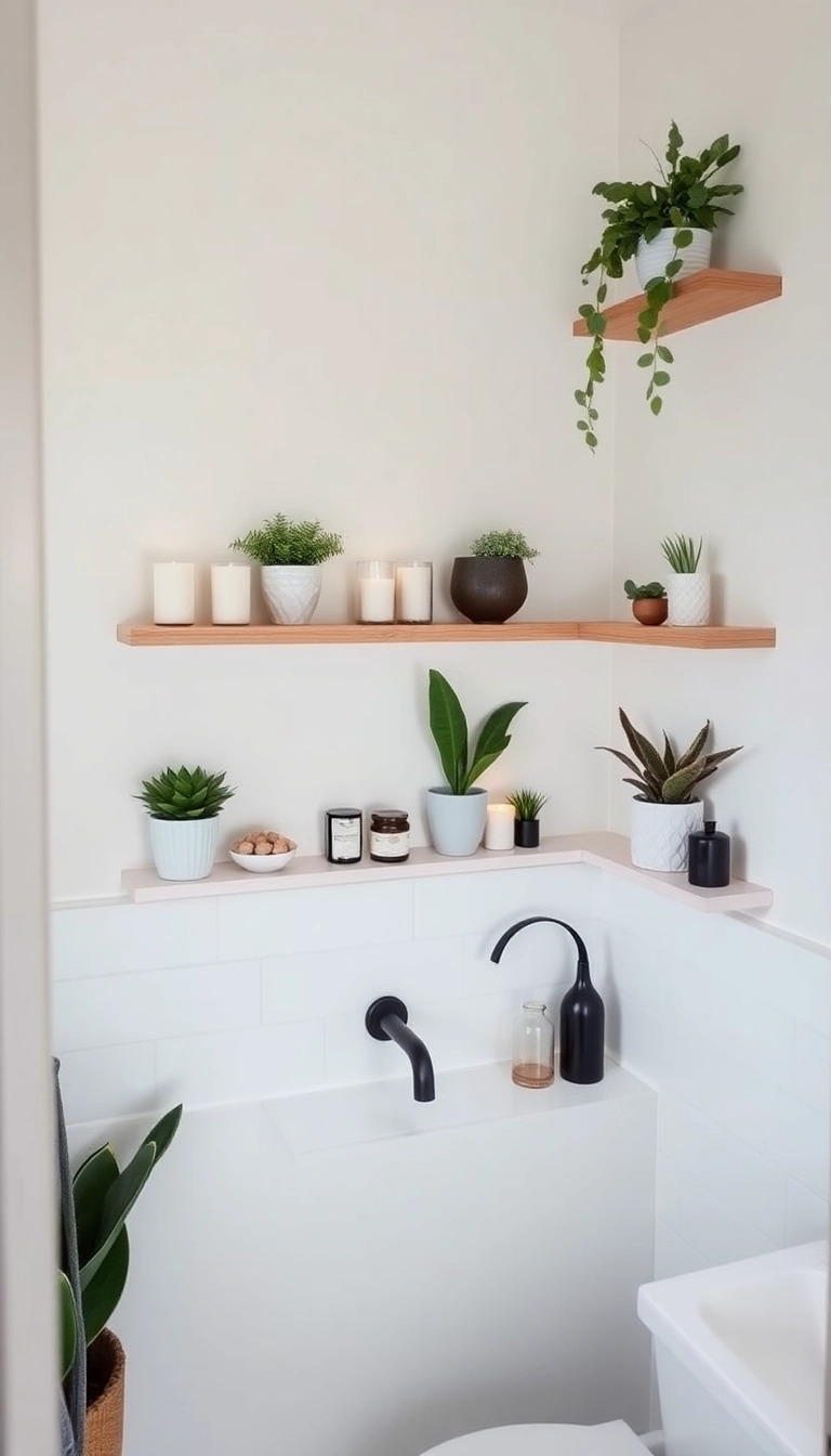 19 Small Bathroom Storage Innovations That Will Blow Your Mind (Especially #6!) - 12. Corner Shelves