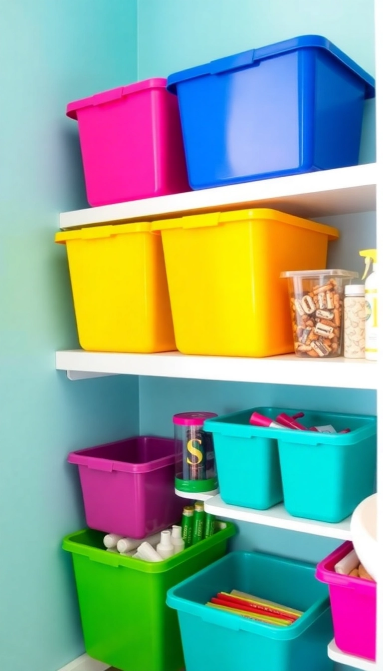 19 Small Bathroom Storage Innovations That Will Blow Your Mind (Especially #6!) - 19. Color-Coded Organizing