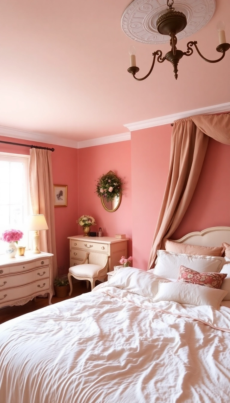 19 Unexpected Bedroom Wall Colors That Will Make You Fall in Love with Your Room Again! - 16. Dusty Rose