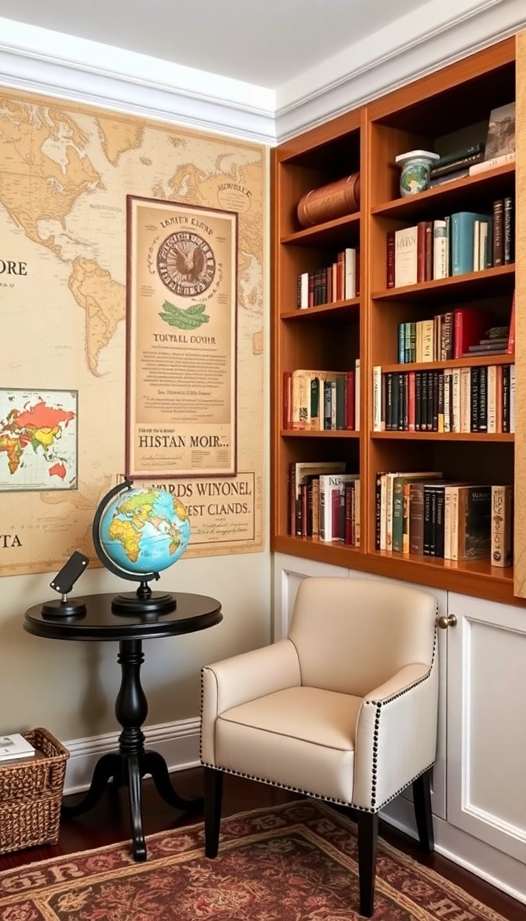 20 Cozy Reading Nooks with Built-In Shelves That Every Book Lover Needs in Their Home! - The Travel-Themed Nook