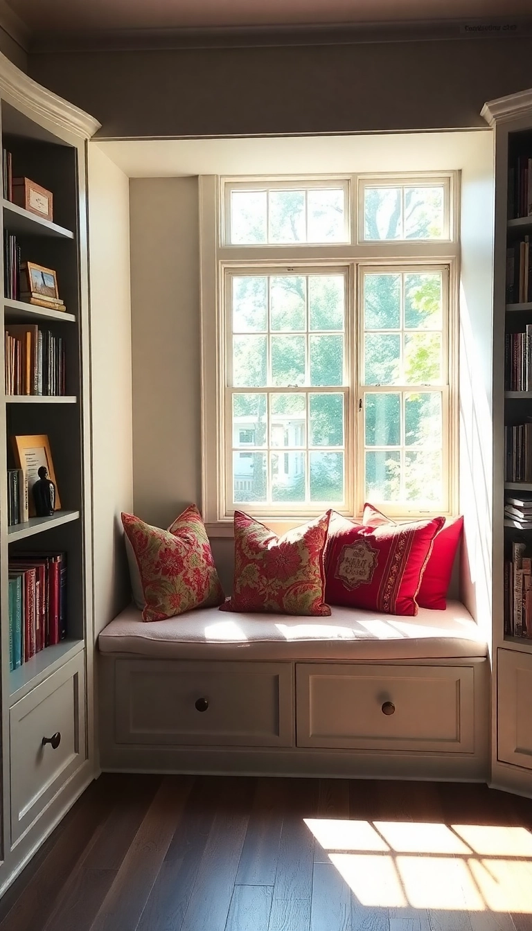 20 Cozy Reading Nooks with Built-In Shelves That Every Book Lover Needs in Their Home! - The Window Seat Sanctuary