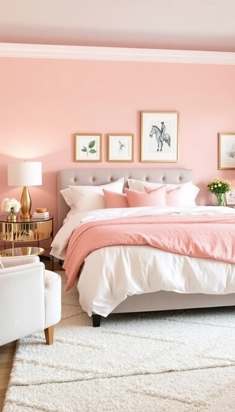 20 Trendy Bedroom Color Ideas That Will Transform Your Space into a Cozy Retreat! - 4. Blush Pink