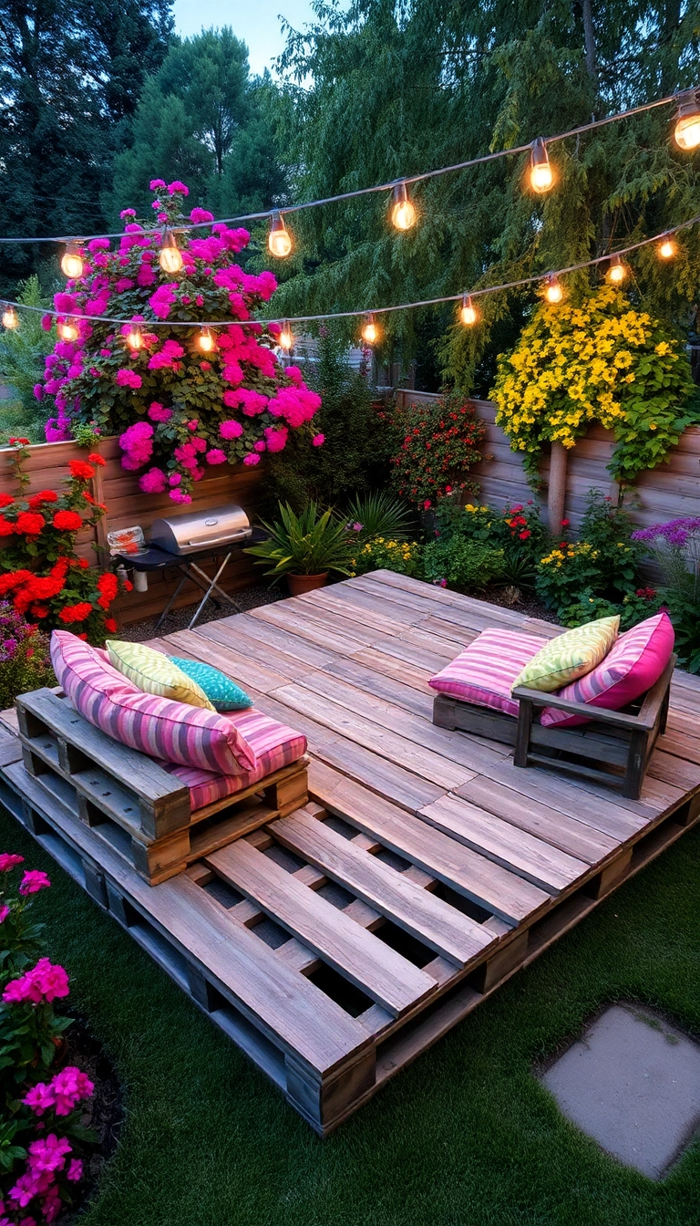 10 DIY Floating Deck Ideas That Are Easier Than You Think (And Gorgeous Too!) - 2. Rustic Charm with Pallets