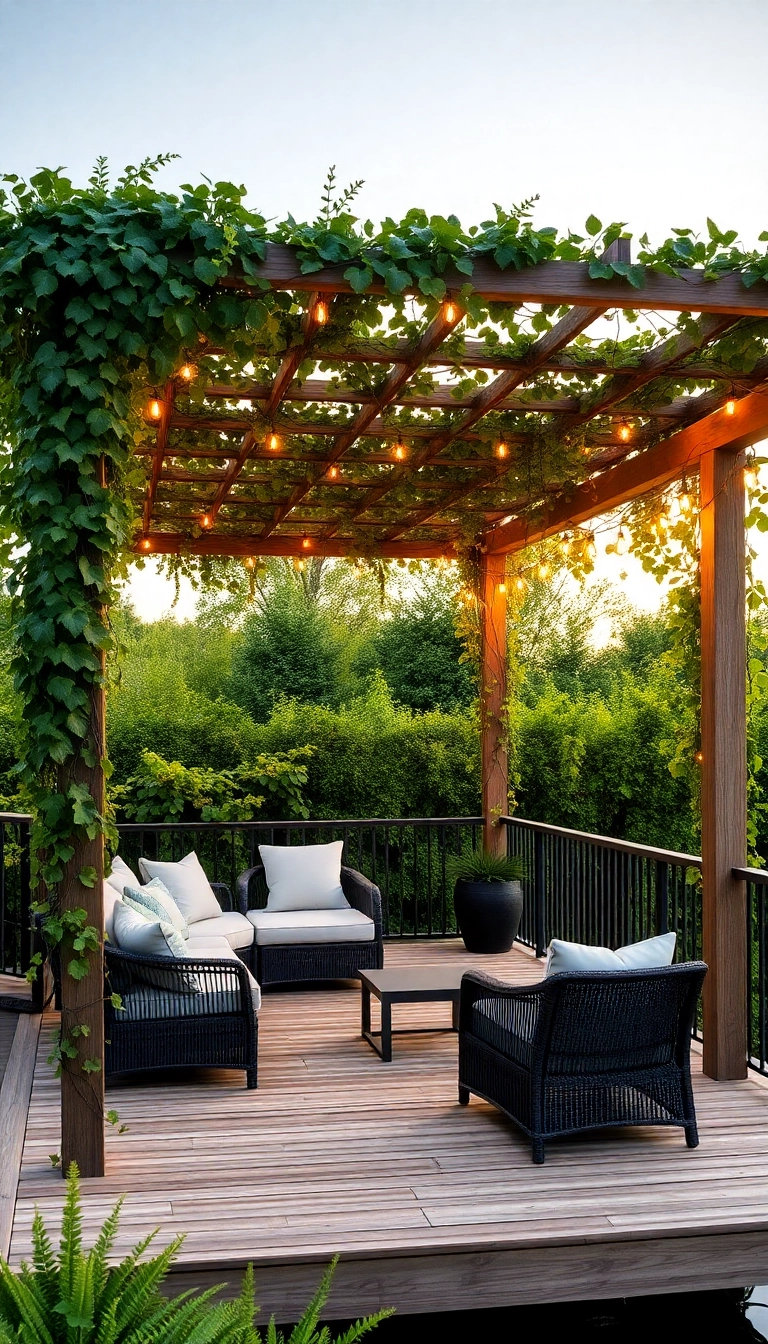 10 DIY Floating Deck Ideas That Are Easier Than You Think (And Gorgeous Too!) - 7. Shade Haven