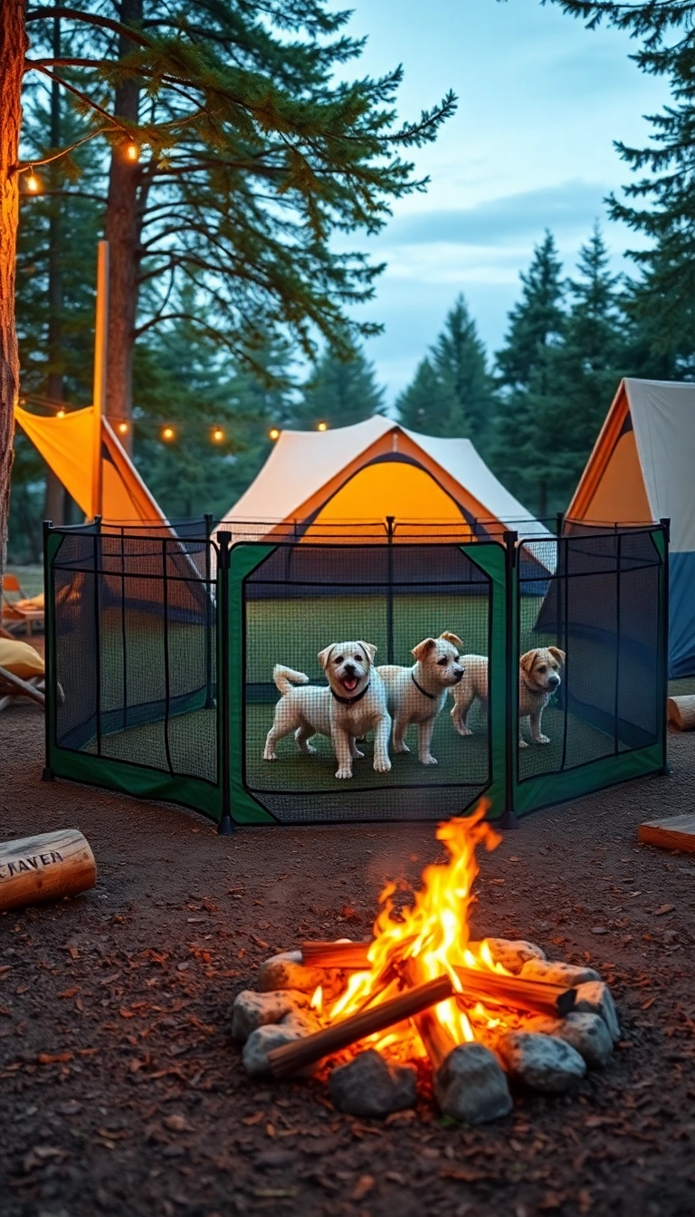 11 Portable Temporary Dog Fences Perfect for Any Occasion (Don't Miss #7!) - 9. Portable Folding Dog Fence