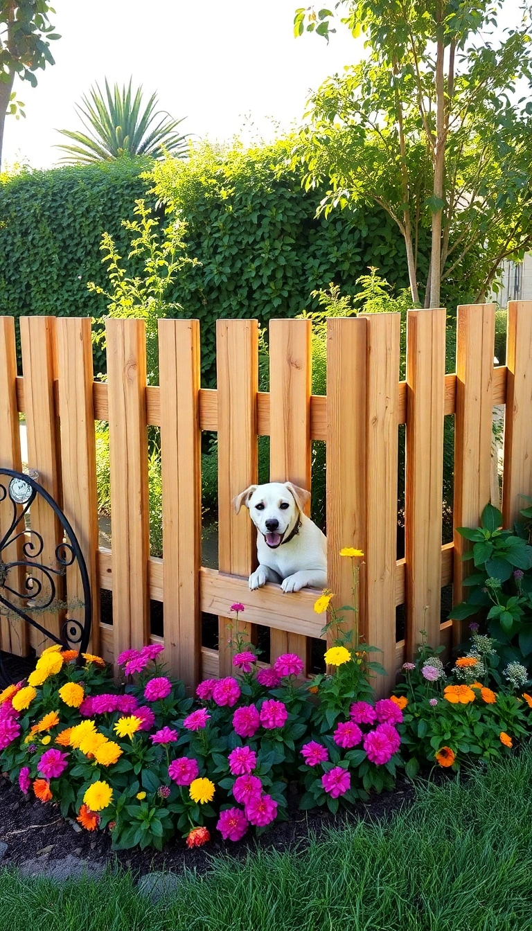 13 Affordable Dog Fence Ideas That Won't Break the Bank (You’ll Love #7!) - 1. DIY Pallet Fence