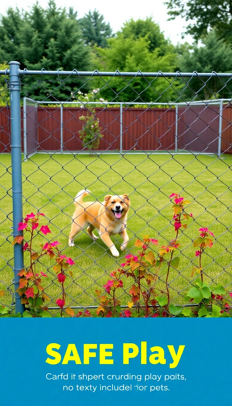 13 Affordable Dog Fence Ideas That Won't Break the Bank (You’ll Love #7!) - 2. Chain-Link Fencing