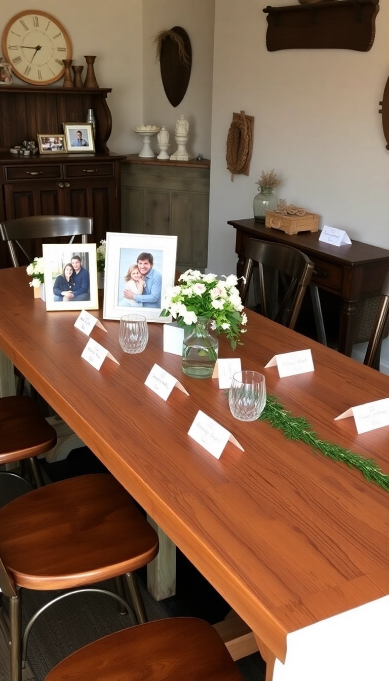 15 Incredible Farmhouse Table Centerpiece Ideas That Will Wow Your Guests! - 15. Personalized Touch