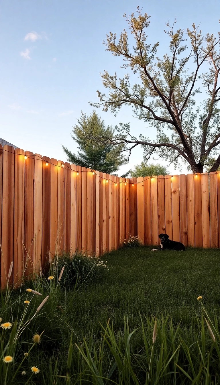 15 Stunning Wooden Dog Fence Ideas That'll Make Your Backyard the Talk of the Neighborhood! - 2. Rustic Cedar Plank Fence