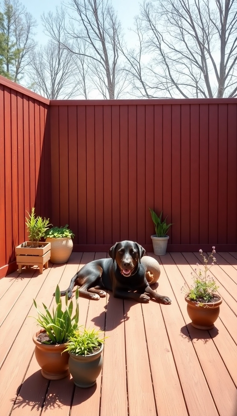 15 Stunning Wooden Dog Fence Ideas That'll Make Your Backyard the Talk of the Neighborhood! - 5. Solid Board Fence