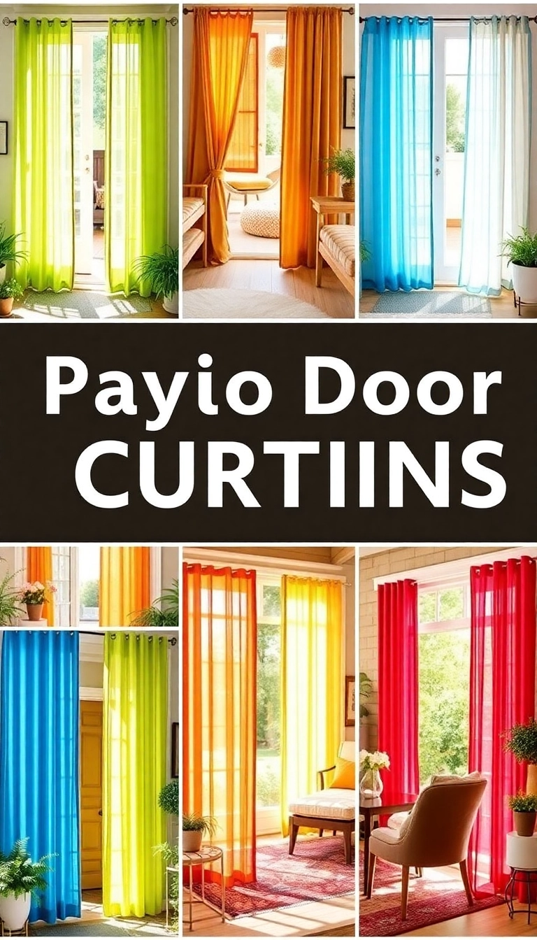 16 Colorful Patio Door Curtain Ideas That Will Brighten Up Your Space! - Conclusion