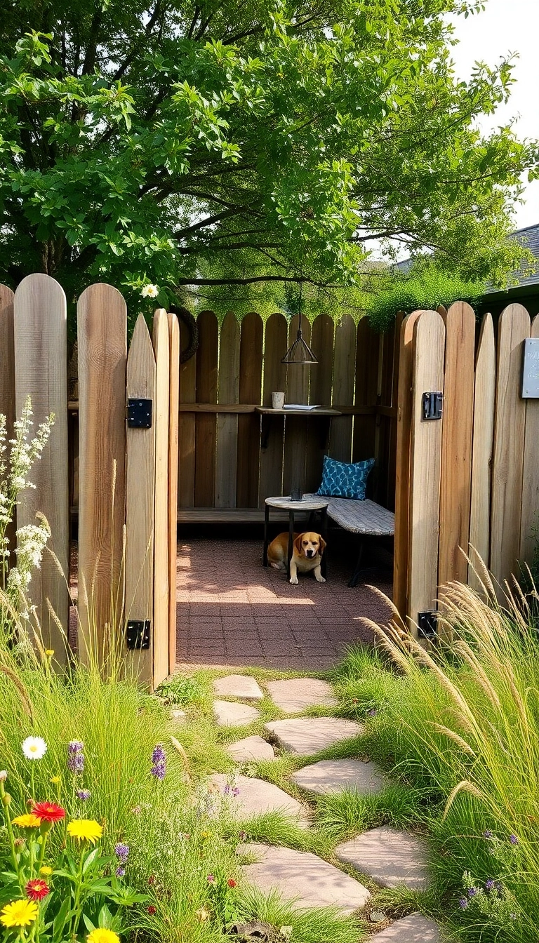 19 Decorative Dog Fence Ideas That Will Add Style and Elegance to Your Yard! - 3. Rustic Wooden Fences