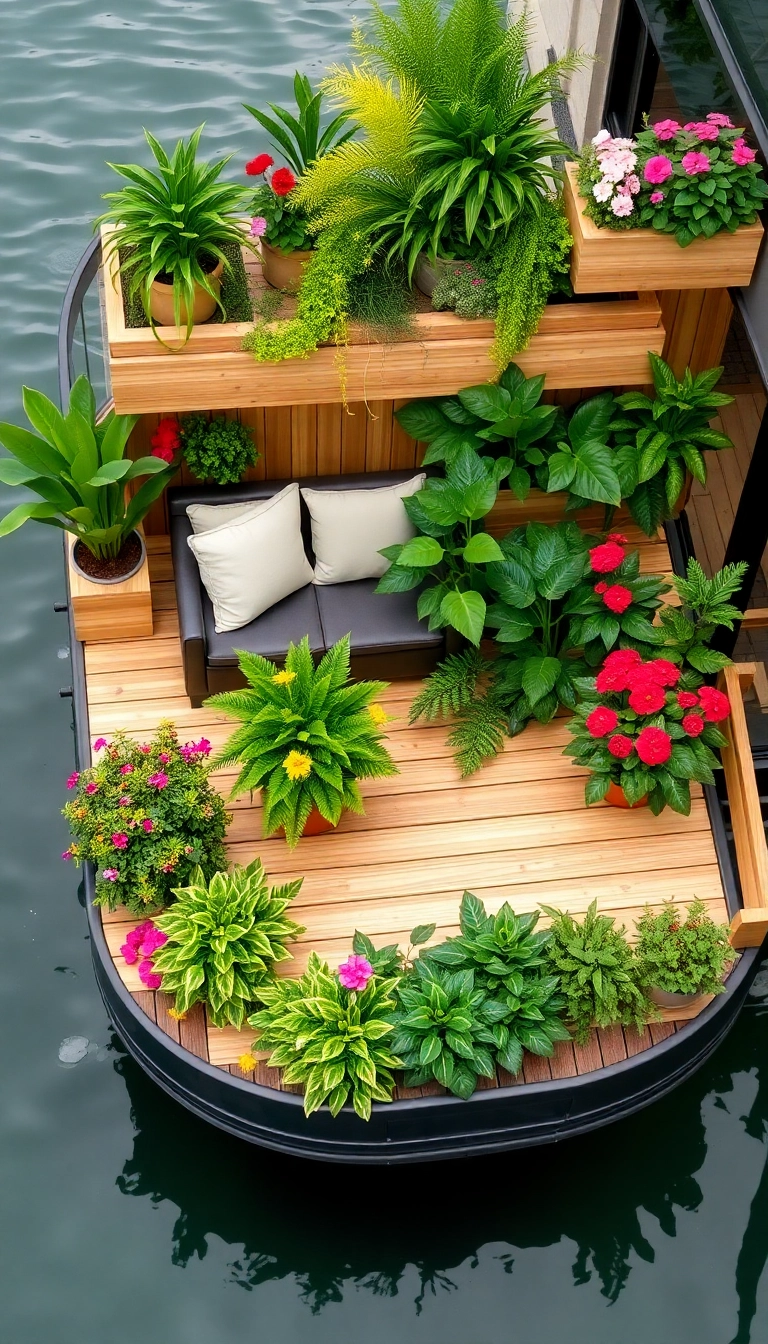 21 Creative Floating Deck Ideas to Elevate Your Outdoor Space (Wait Till You See #12!) - 4. Elevated Garden Oasis