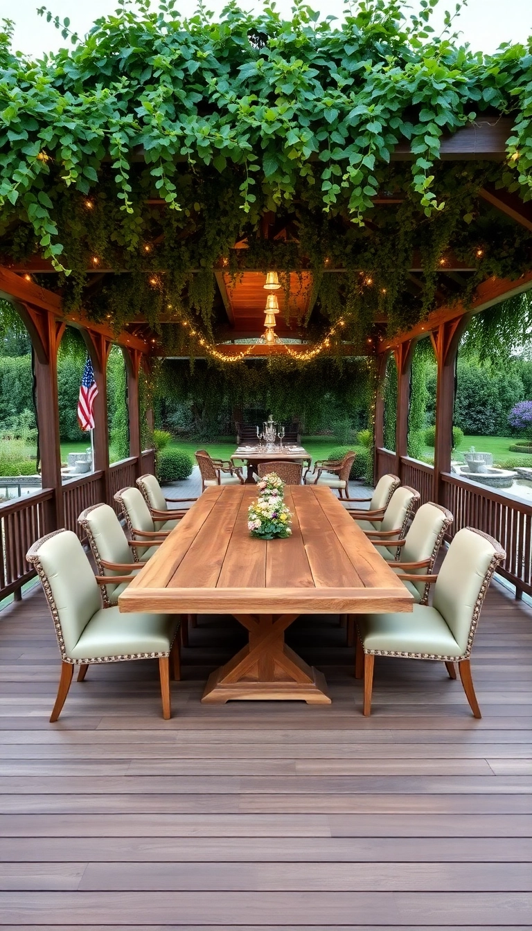 21 Creative Floating Deck Ideas to Elevate Your Outdoor Space (Wait Till You See #12!) - 5. Outdoor Dining Delight