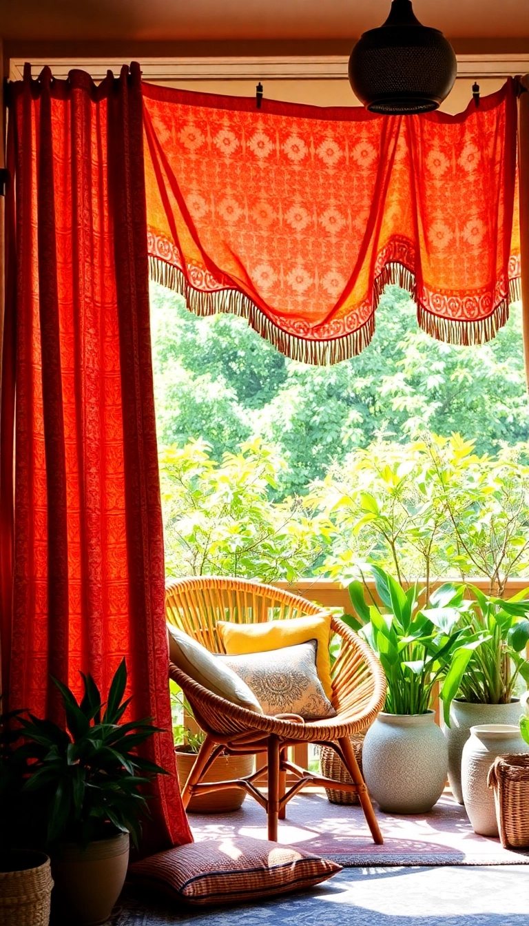 21 Stunning Patio Door Curtain Ideas That Will Transform Your Space (You Won't Believe #11!) - 1. Bohemian Chic