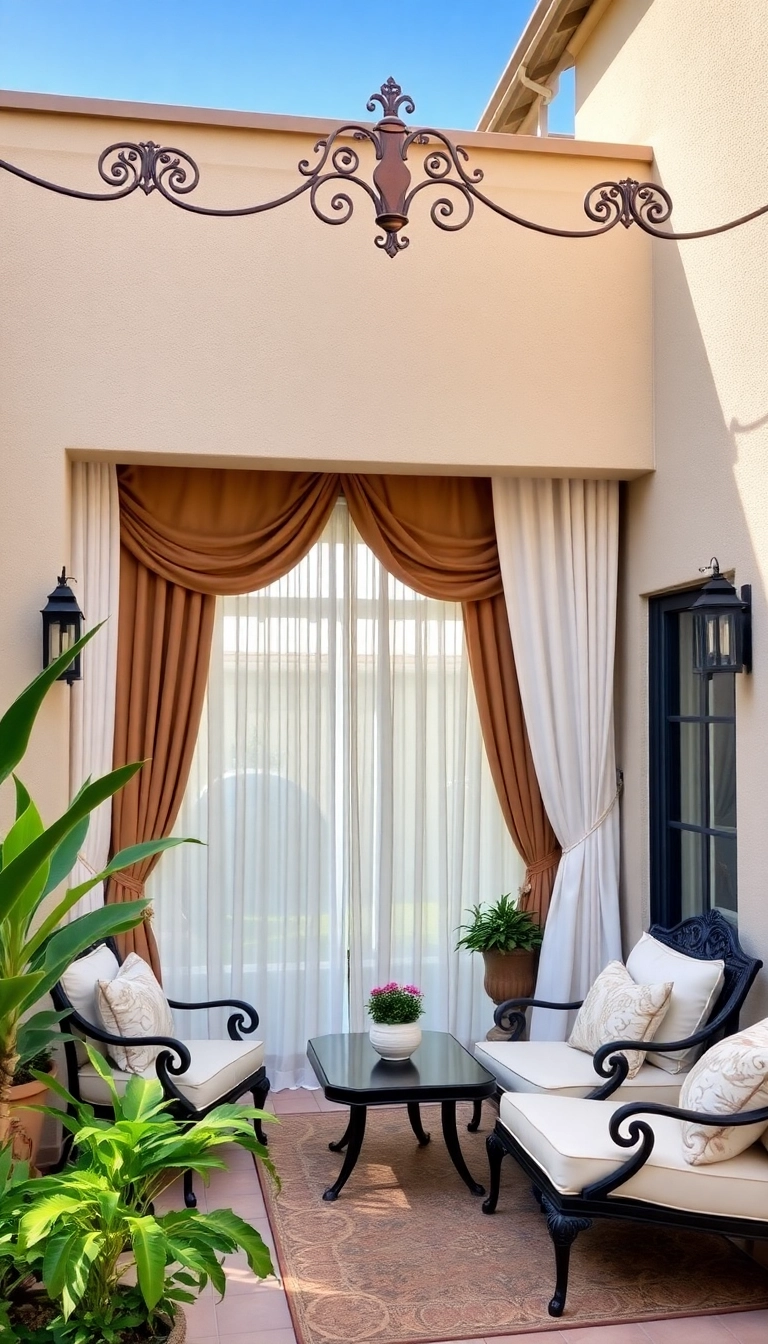 21 Stunning Patio Door Curtain Ideas That Will Transform Your Space (You Won't Believe #11!) - 19. Statement Hardware