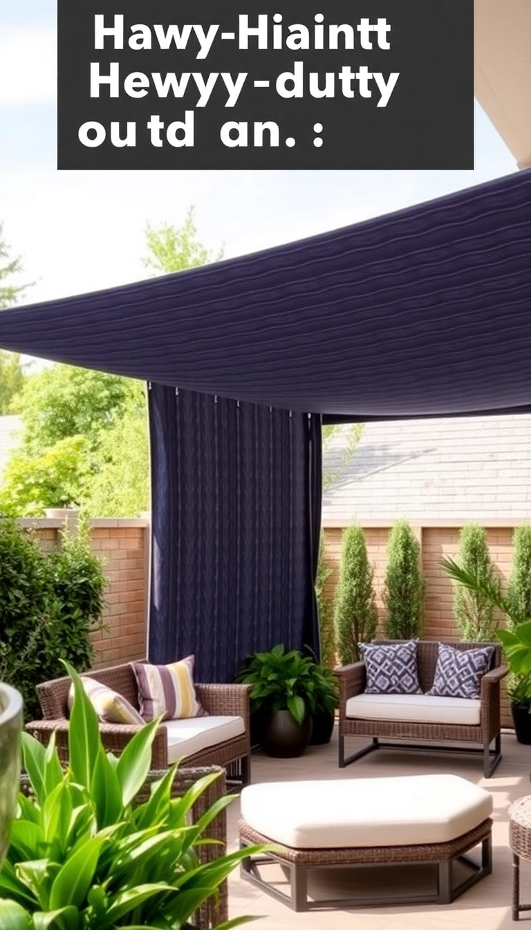 21 Stunning Patio Door Curtain Ideas That Will Transform Your Space (You Won't Believe #11!) - 7. Outdoor Drapery